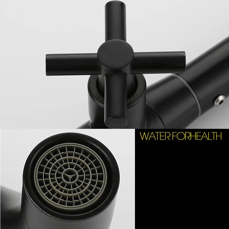 Basin Sink Faucet Bathroom Cold Water Tap Wall