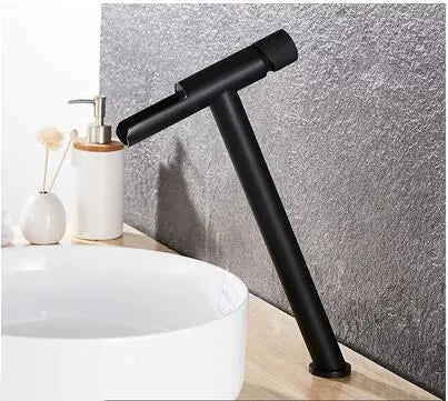 Tuqiu Basin Faucet Bathroom Lever Cold Brass Water