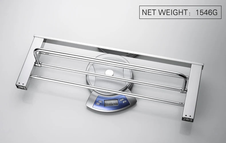 Stainless Steel Bathroom Wall Shelf Towel Bar Rack