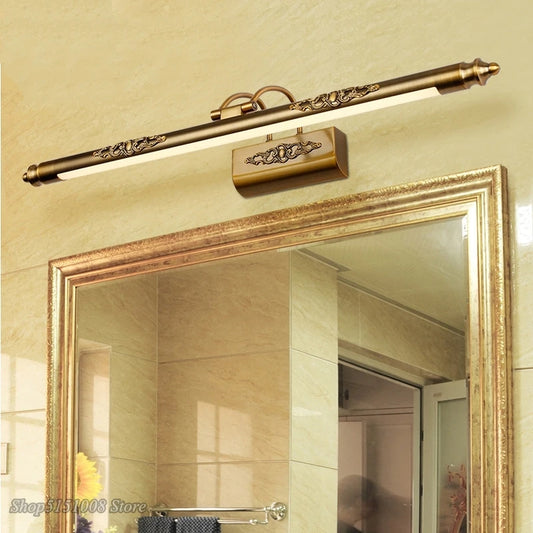 Waterproof Retro Bathroom Mirror Lamp Cabinet Vanity Lights