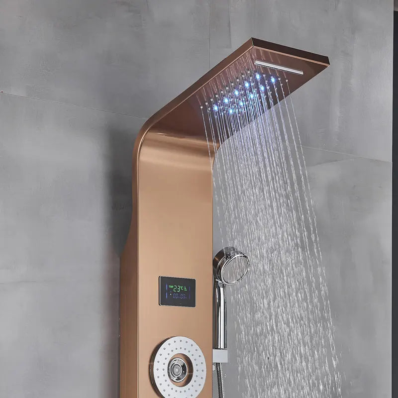 Led Bath Shower Faucet Digital Display Bath Shower