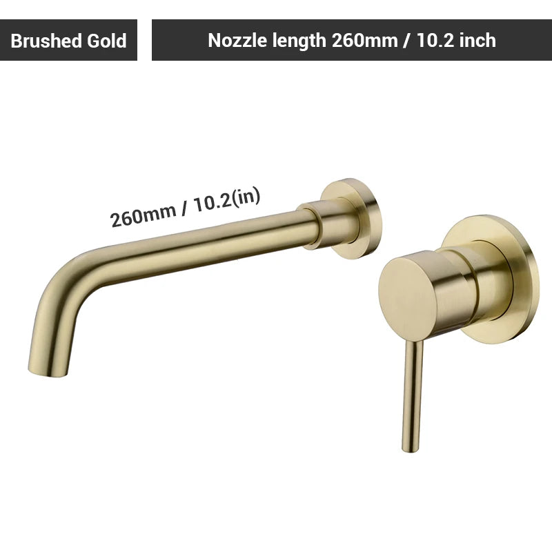 Black Bathroom Sink Faucet Brass Tap Cold Wash