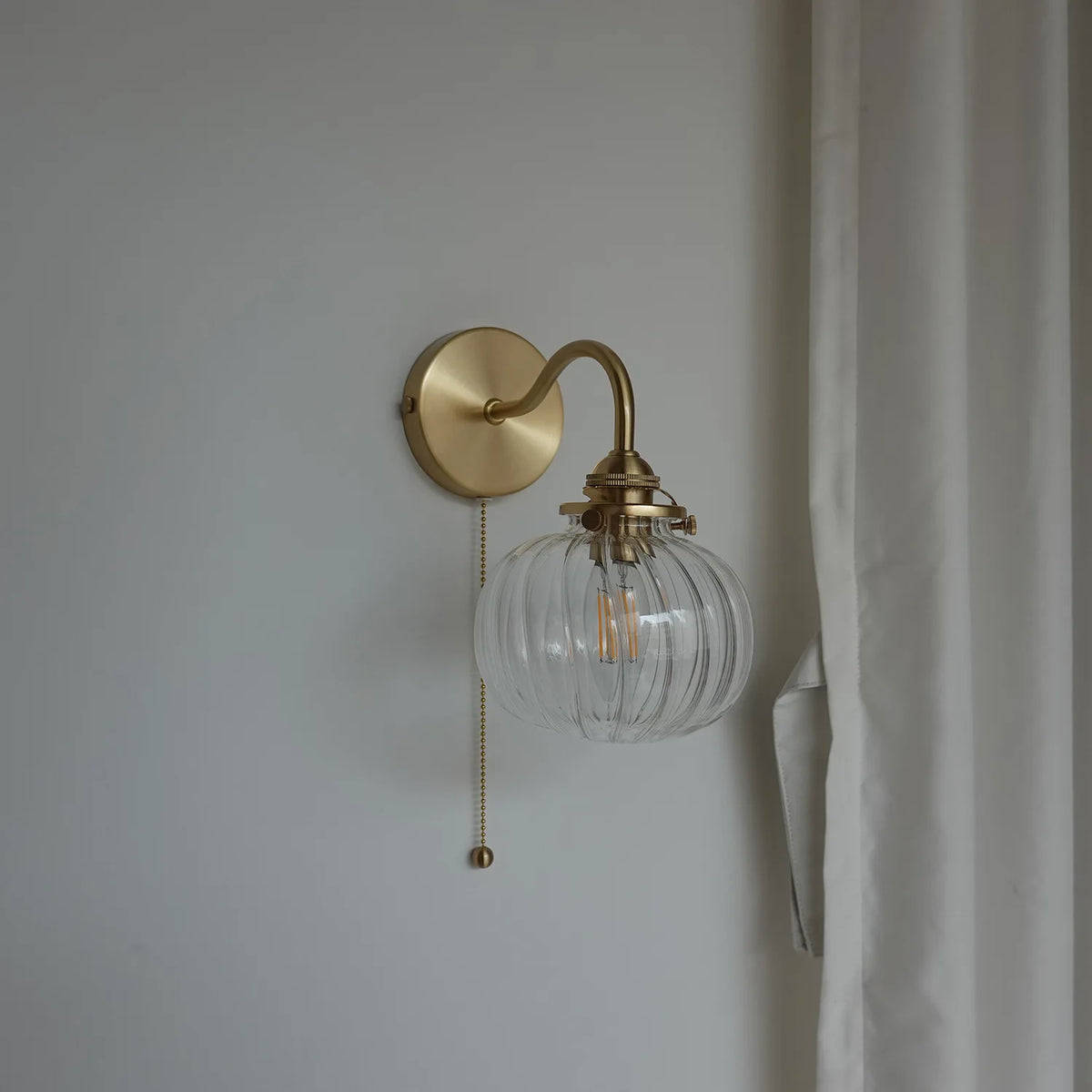 Iwhd Little Glass Ball Led Wall Light Fixtures