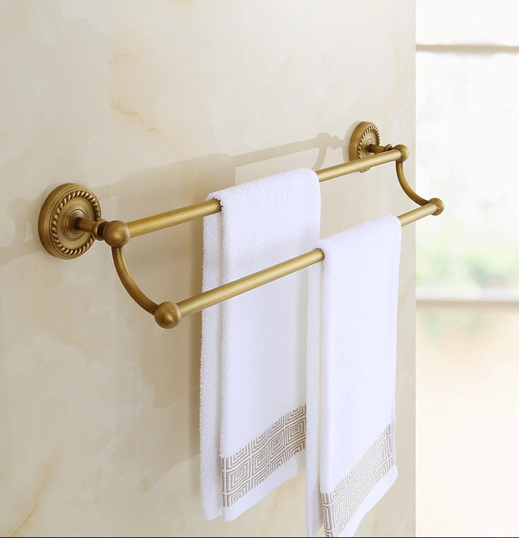 Solid Brass Bathroom Hardware Sets Antique Bronze Bath