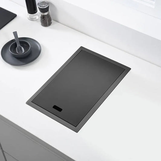 Black Sink Hidden Bowl Bar Small Size Sink