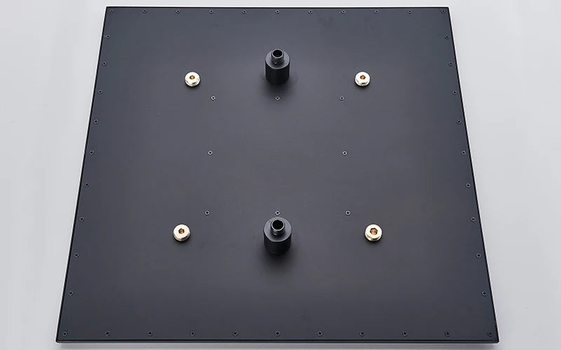 Rozin Brass Thermostatic Shower Faucet Black 40 80cm
