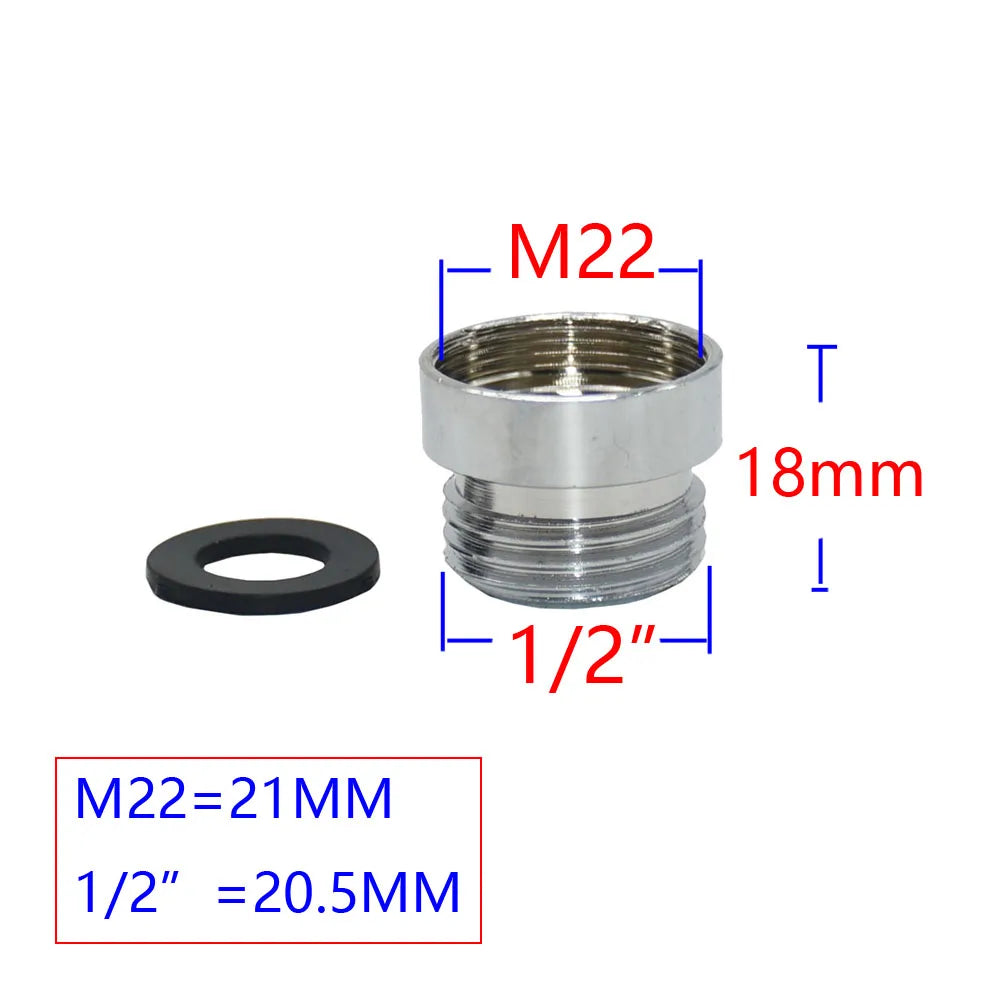 1pc Brass 1/2 Male To M22 M24 M20