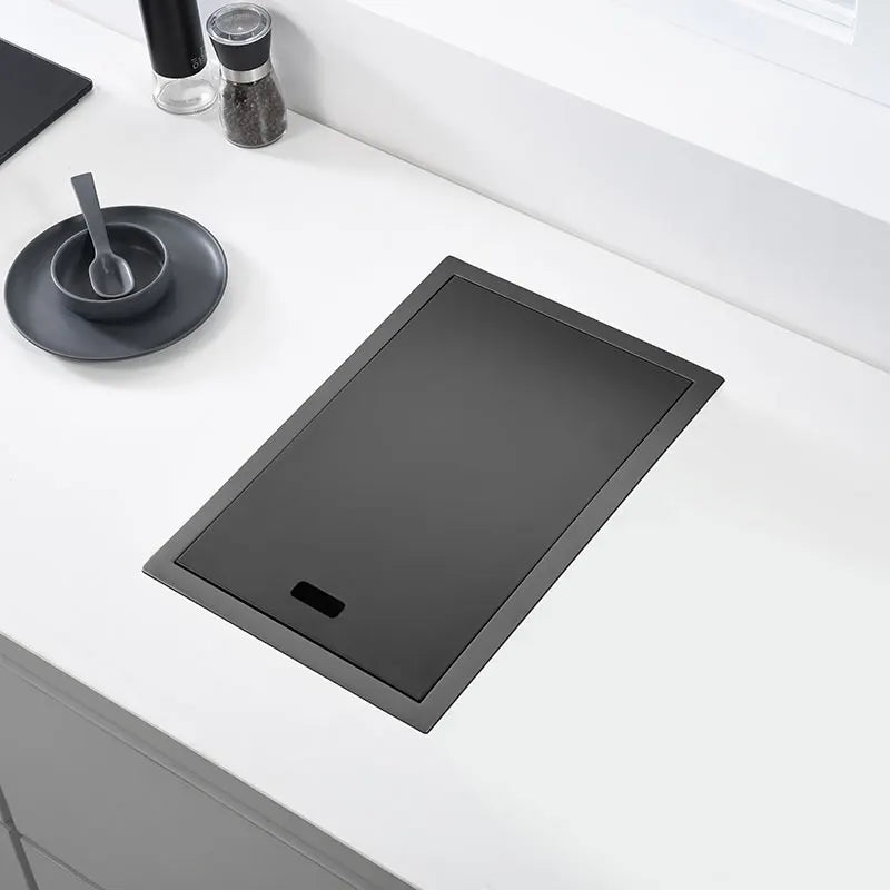 Black Sink Hidden Bowl Bar Small Size Sink