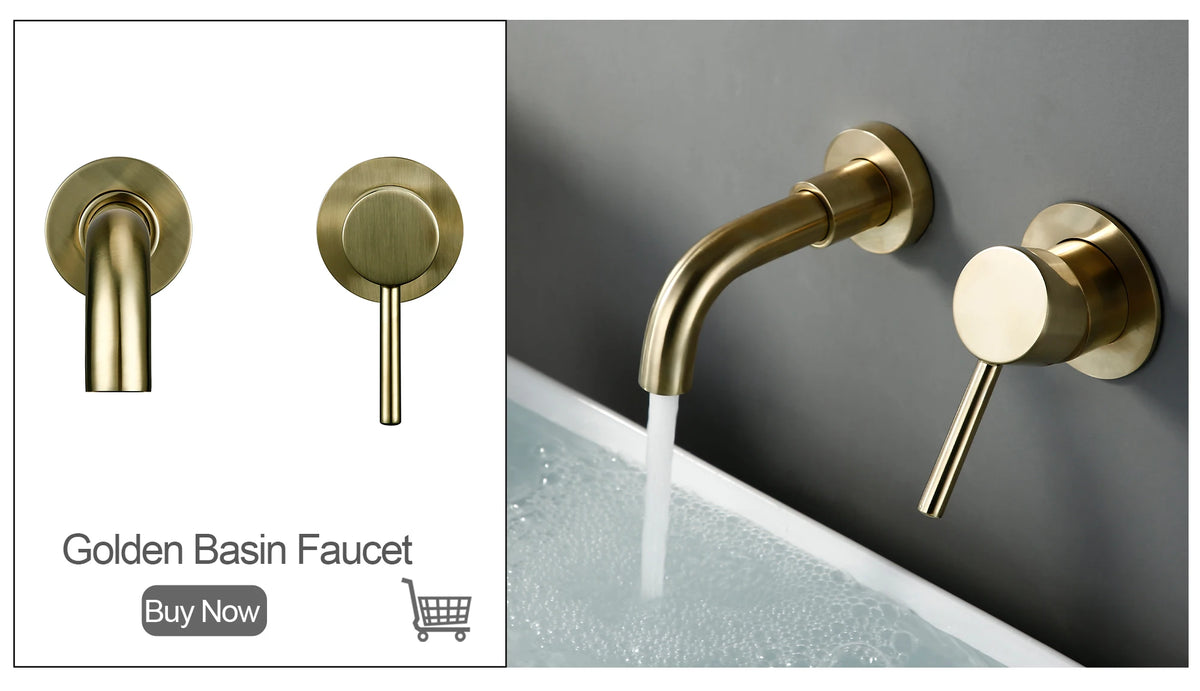 Bathroom Sink Faucet Deck Mount Brass Cold Mixer