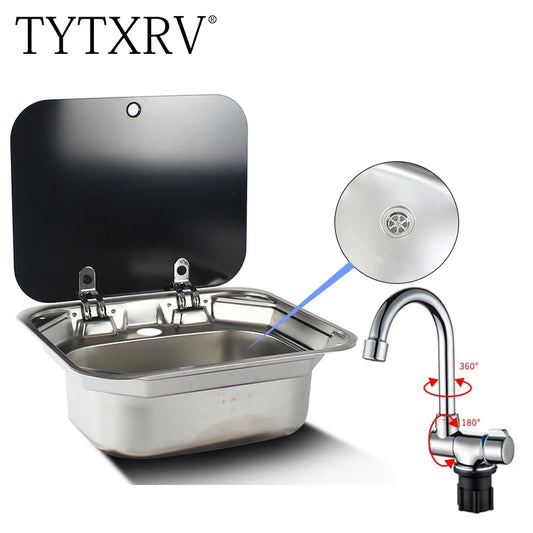 Tytxrv Caravan Rv Sink Stainless Steel Hand Wash