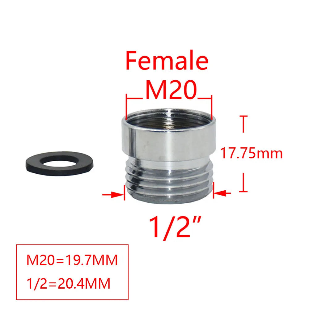 1pc Brass 1/2 Male To M22 M24 M20