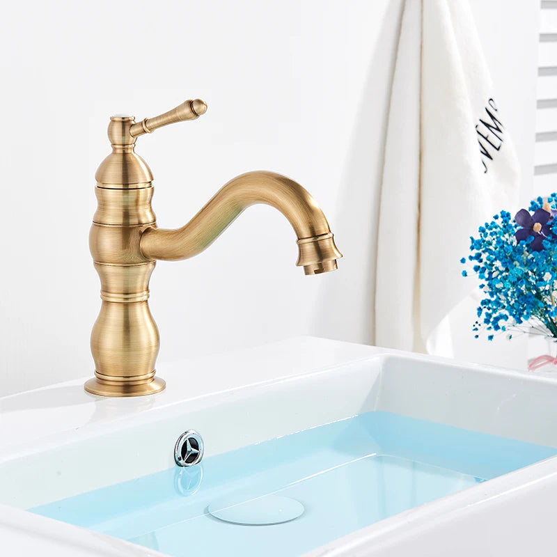 Bathroom Basin Sink Faucet Mixer Tap Handle Hole