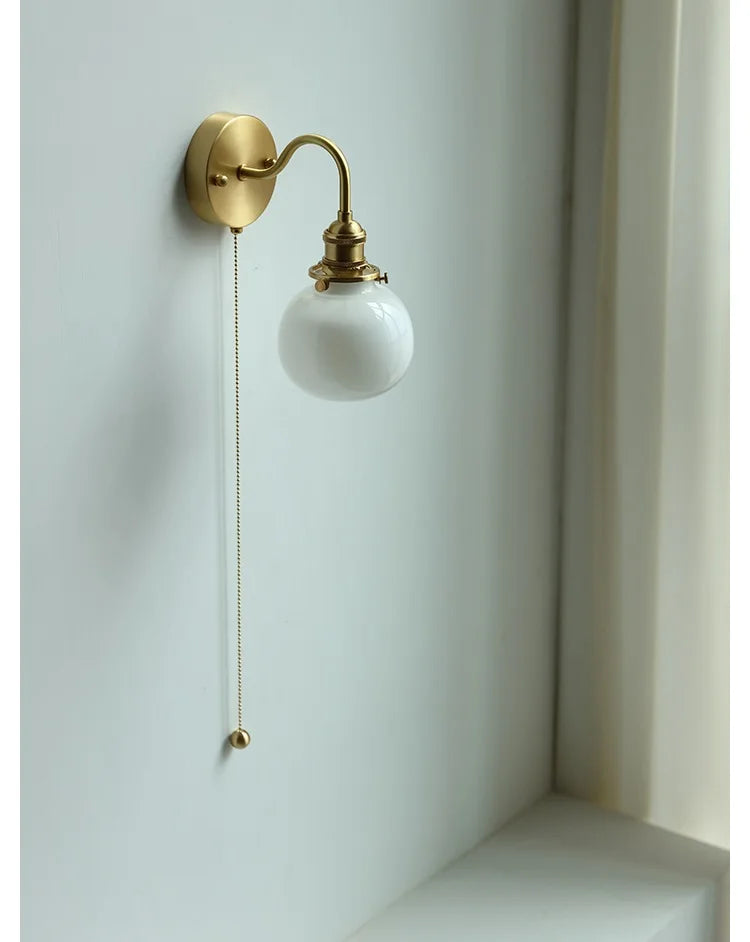 Iwhd Nordic Led Bathroom Mirror Light Fixture Pull