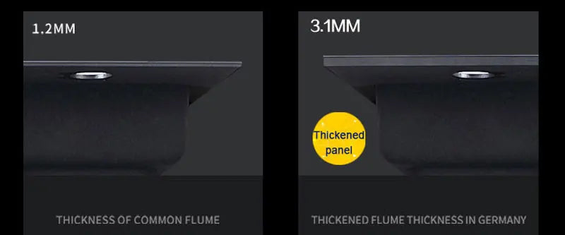 Black High Low Sink Sink Knife Holder Vegetable