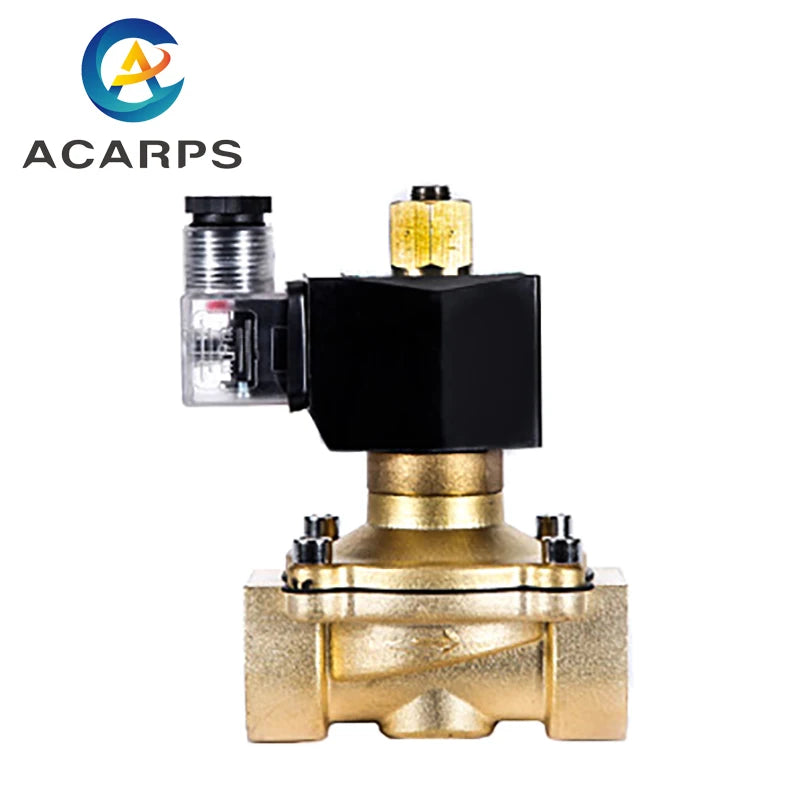 3/8 1/2 1-1/2 Brass Normally Open Solenoid Valve