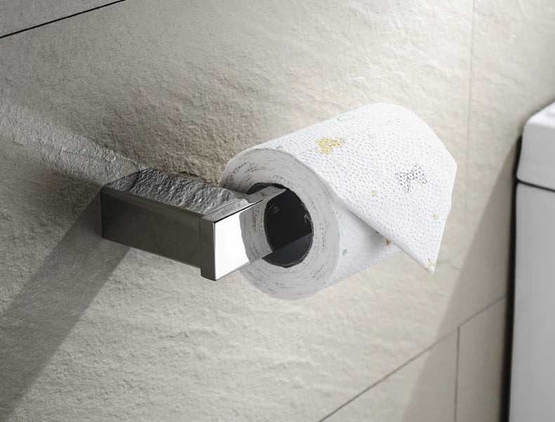Stainless Steel Bathroom Wall Shelf Towel Bar Rack