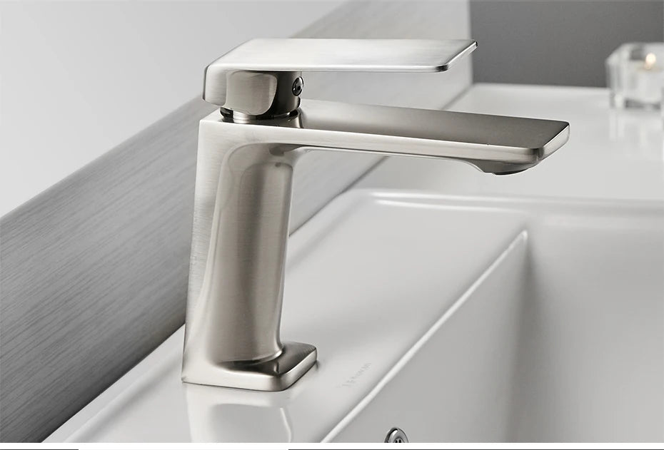 Basin Faucet Bathroom Sink Faucet Handle Hole Chrome