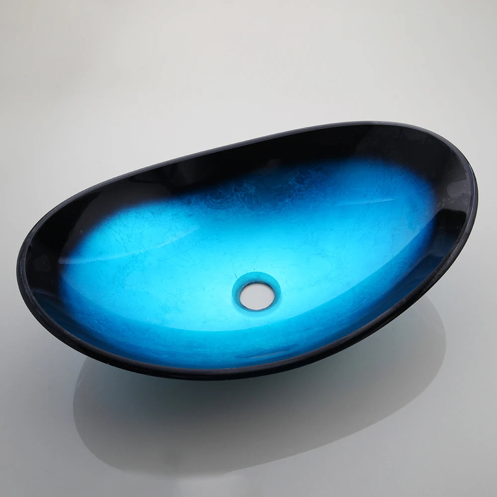 Kemaidi Bathroom Sink Countertop Basin Bowl Faucet Washroom
