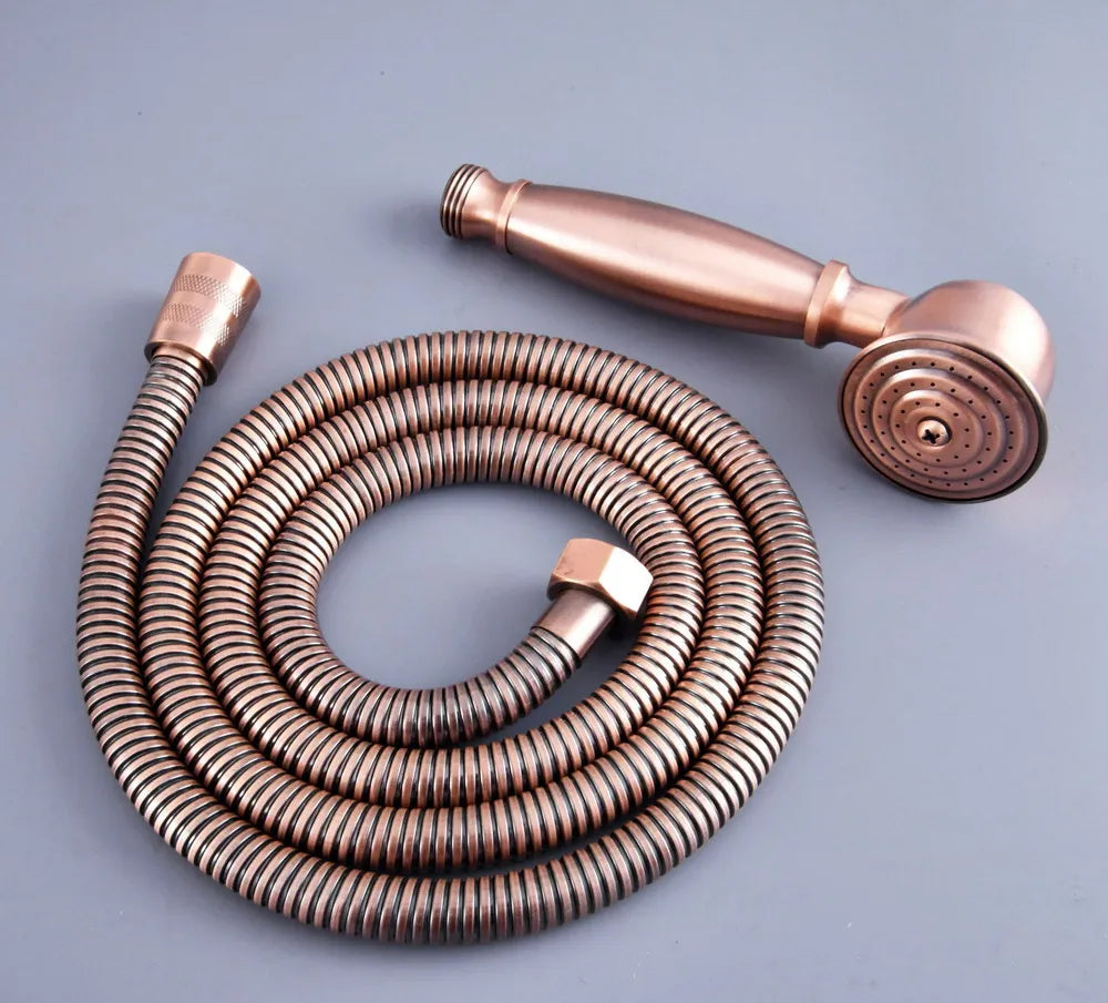 Red Copper Antique Telephone Hand Held Shower Head
