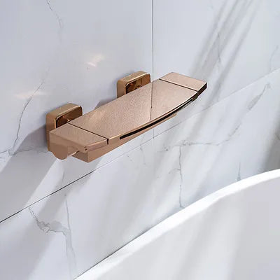 Tuqiu Rose Gold Bathtub Shower Faucet Brass Bathtub