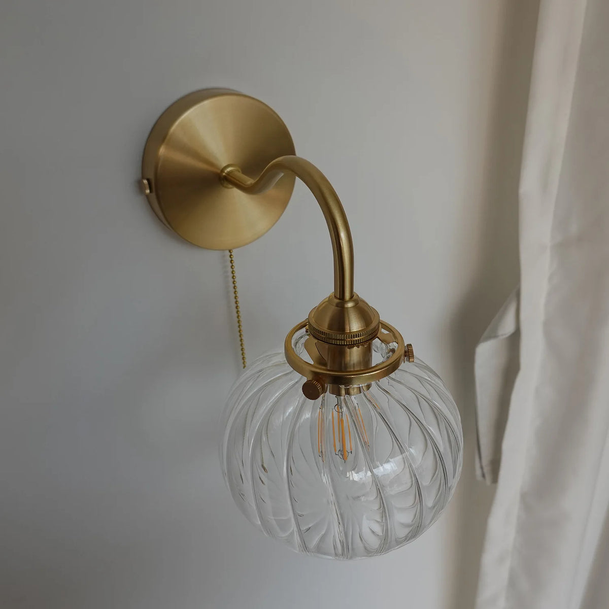 Iwhd Little Glass Ball Led Wall Light Fixtures