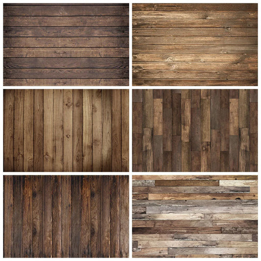 Rubber Brown Wood Floor Texture Backdrop Photography Baby