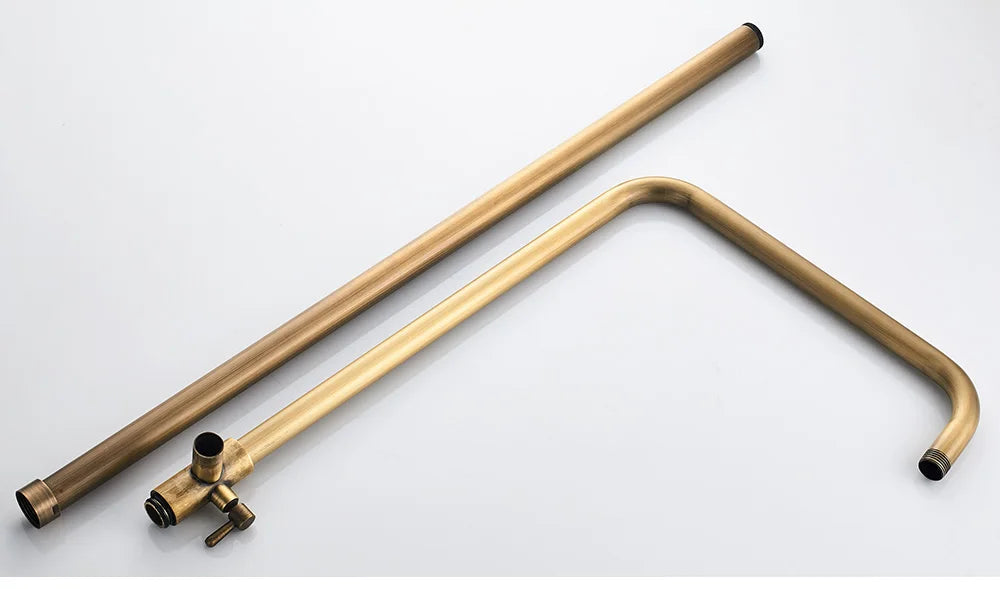 Poiqihy Antique Shower Wall Bathroom Bath Shower Faucet