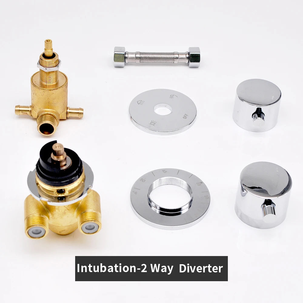 Split Type Thermostatic Shower Cabin Faucet Tap Shower