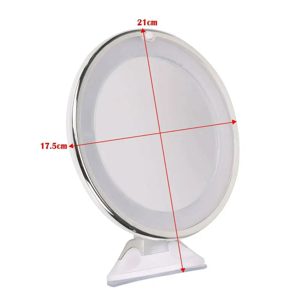 Flexible Makeup Mirror 10x Magnifying Mirrors 14 Led