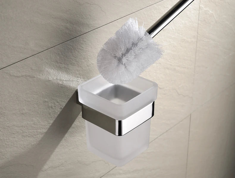 Stainless Steel Bathroom Wall Shelf Towel Bar Rack