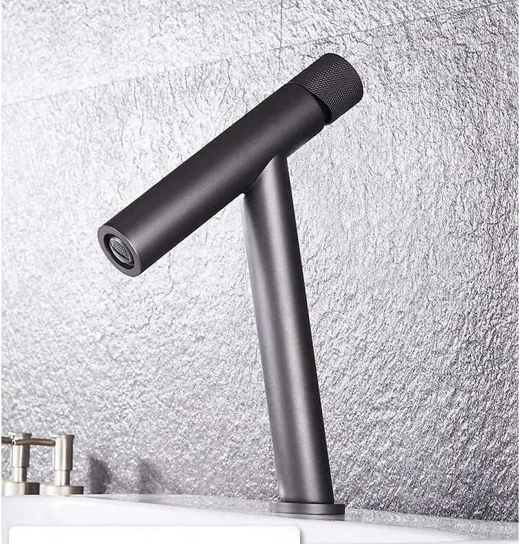 Tuqiu Basin Faucet Bathroom Lever Cold Brass Water