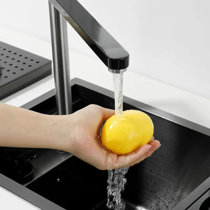 Hidden Black Sink Bowl Bar Small Size Sink