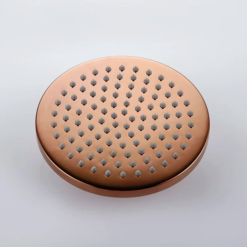 Brass Rose Gold Shower 8-16 Inch Bathroom Wall