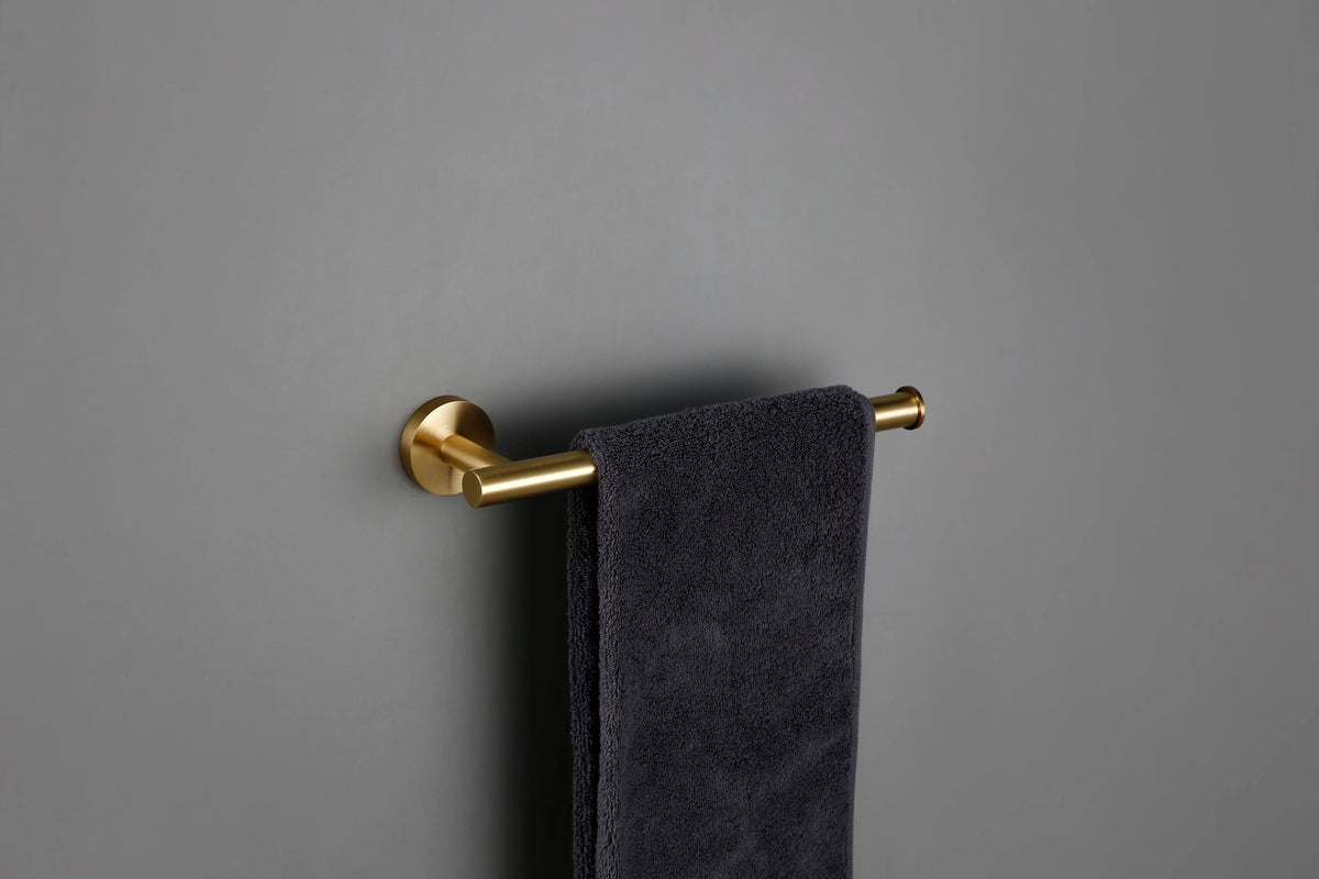 Brushed Gold Bathroom - Wall Mount Hand Towel