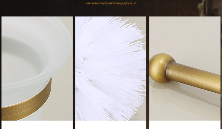 Solid Brass Bathroom Hardware Sets Antique Bronze Bath