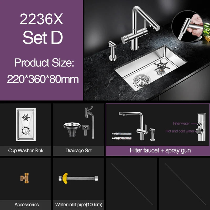 Asras Cup Washer Bar Counter Sink 304 Stainless