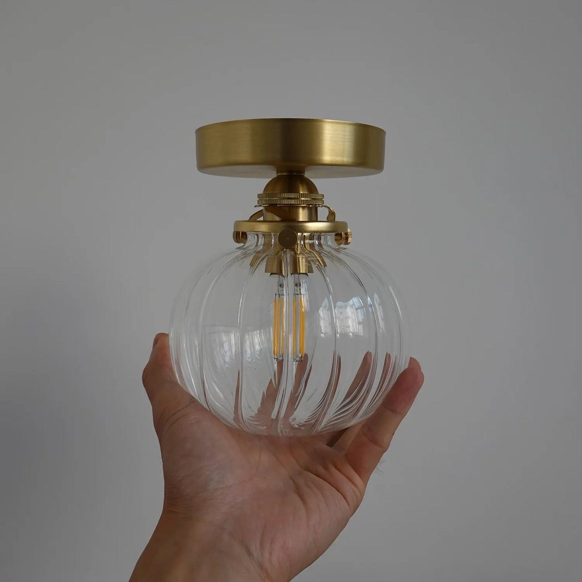 Iwhd Little Glass Ball Led Wall Light Fixtures