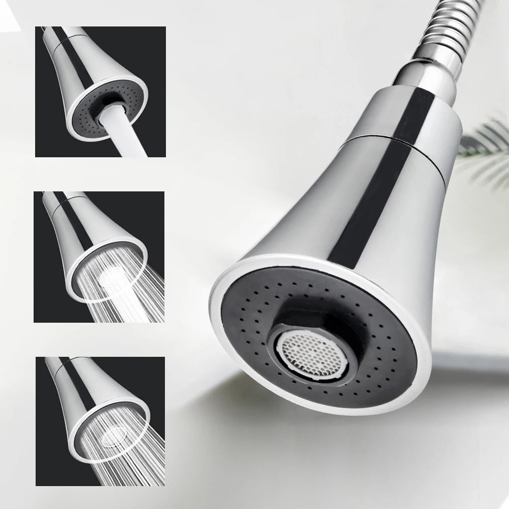 Universal Water Faucet Adjustable Pressure 360 Degree Rotating