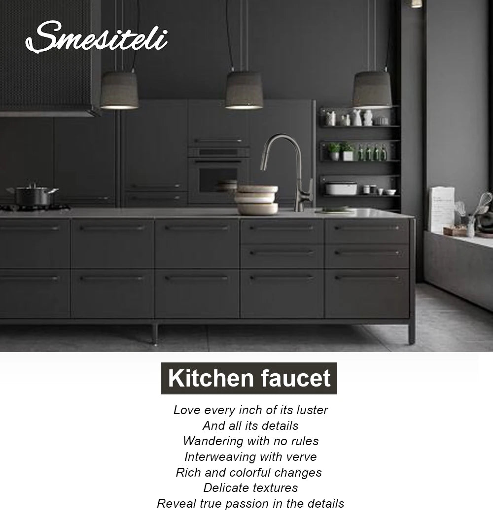 Smesiteli Gun Gray Brass Hole Deck Mounted 360