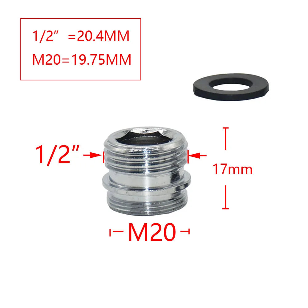 1pc Brass 1/2 Male To M22 M24 M20
