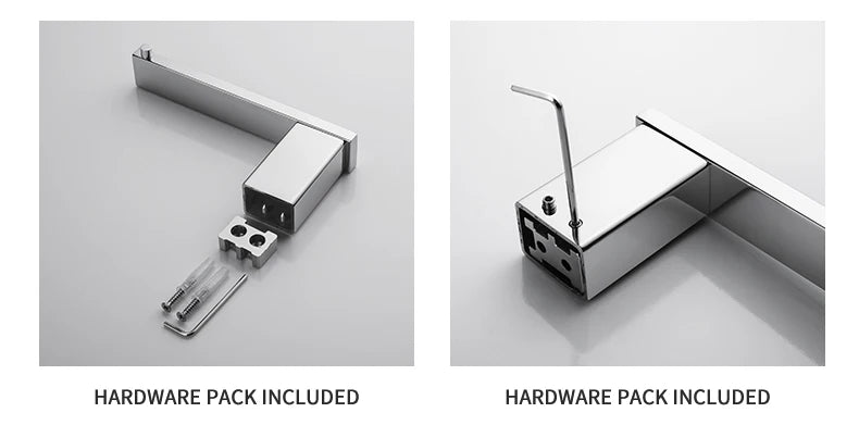 Stainless Steel Bathroom Wall Shelf Towel Bar Rack