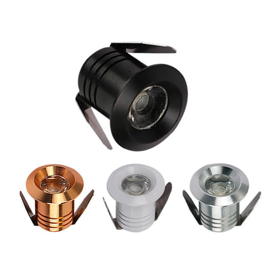 10 1w 3w Led Recessed Cabinet Mini Spot