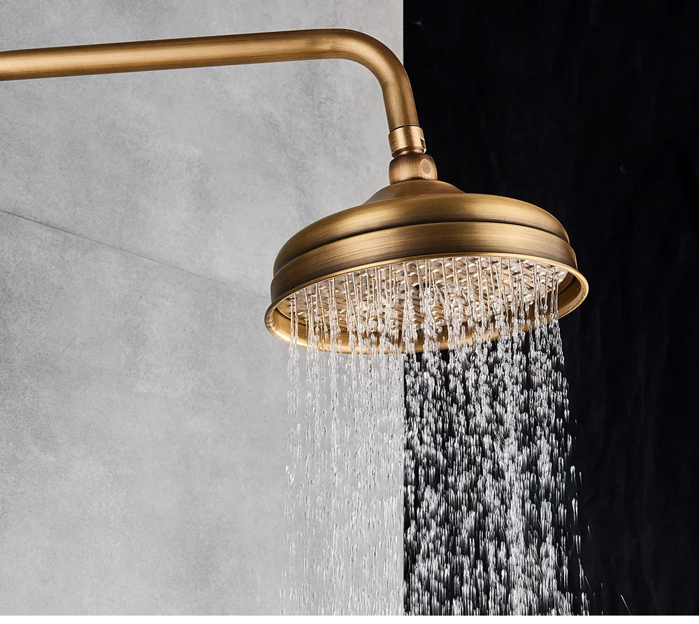 Poiqihy Antique Shower Wall Bathroom Bath Shower Faucet