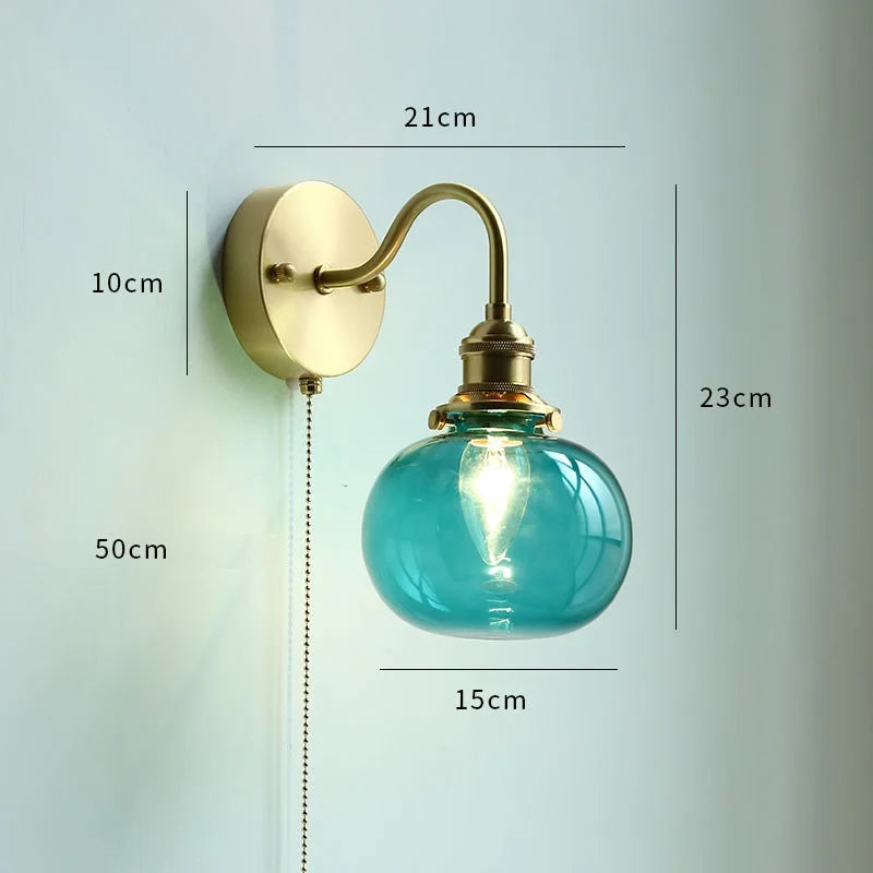 Iwhd Nordic Led Bathroom Mirror Light Fixture Pull