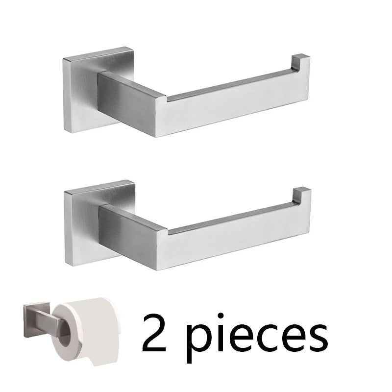 Stainless Steel Bathroom Brushed Nickel Towel Rack Toilet