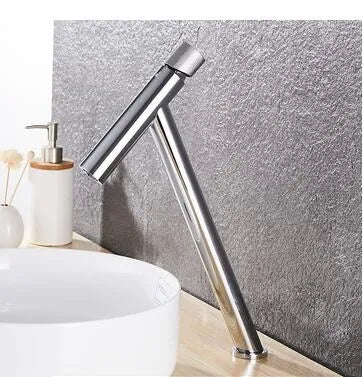 Tuqiu Basin Faucet Bathroom Lever Cold Brass Water