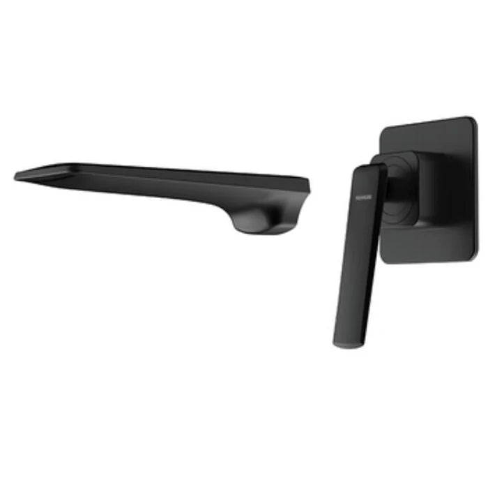 Black Rose Gold Wall Mounted Bathroom Basin Sink