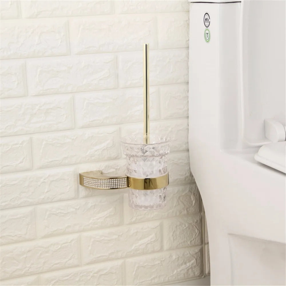 Czech Crystal Bathroom Hardware Robe Hook Towel Rail