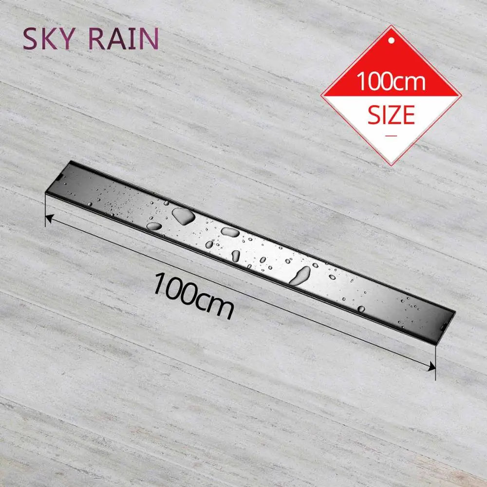Sky Rain Bathroom Linear Odor Resistant Floor Drain
