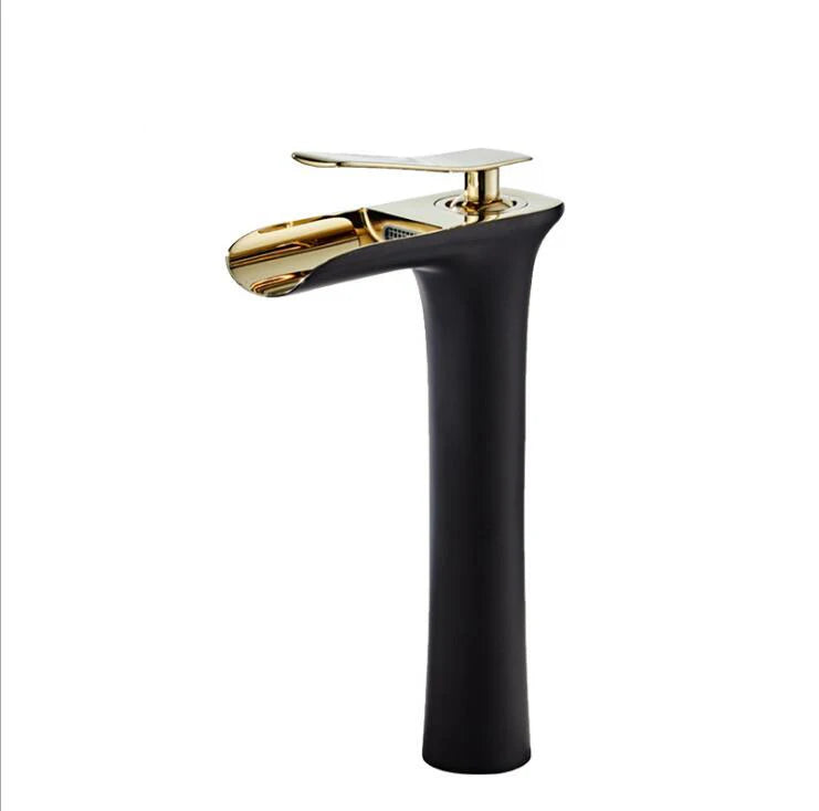 Basin Faucets Modern White Bathroom Faucet Waterfall Faucets